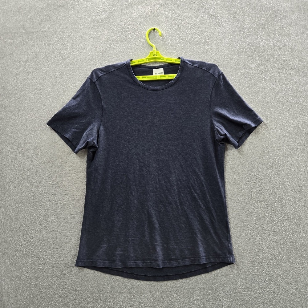 Lululemon Men Shirt‎ M Dark Gray Short Sleeve